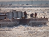 Winter on the frozen Mississippi River