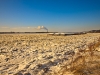 Winter on the frozen Mississippi River